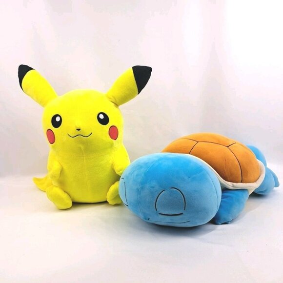 Lot Of 2 Pokemon Plush Squirtle And Charmander 2020 Stuffed Animal